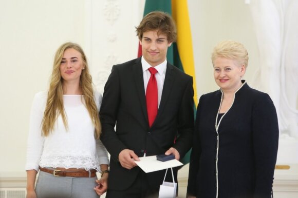 Mantas Armalis su drauge, Dalia Grybauskaitė