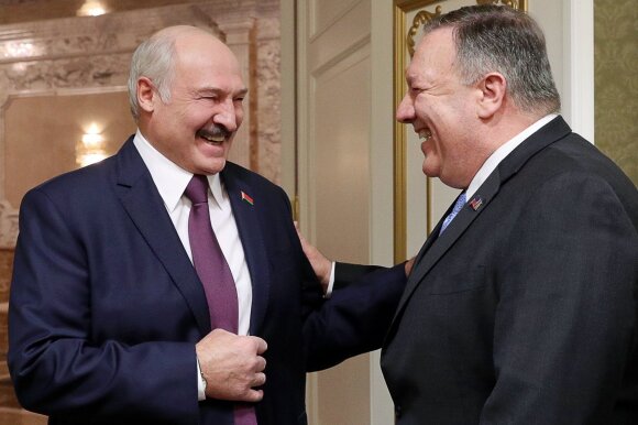 M. Pompeo ir A. Lukašenka