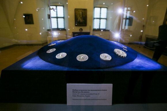 В Вильнюсе выставлен пояс эпохи Витаутаса Великого
