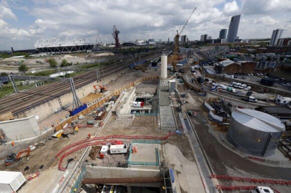 Geležinkelio projektas Londone "Crossrail"
