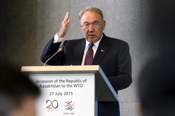 Kazachstano prezidentas Nursultanas Nazarbajevas