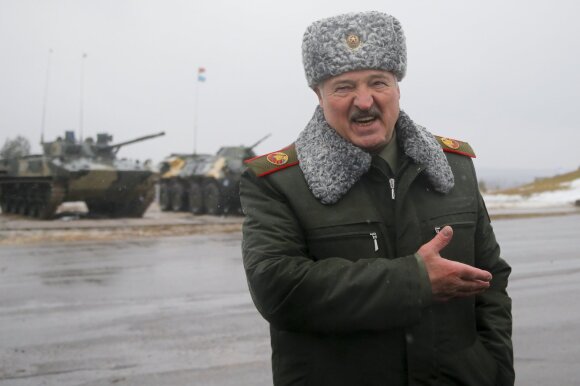 A. Lukašenka pratybose