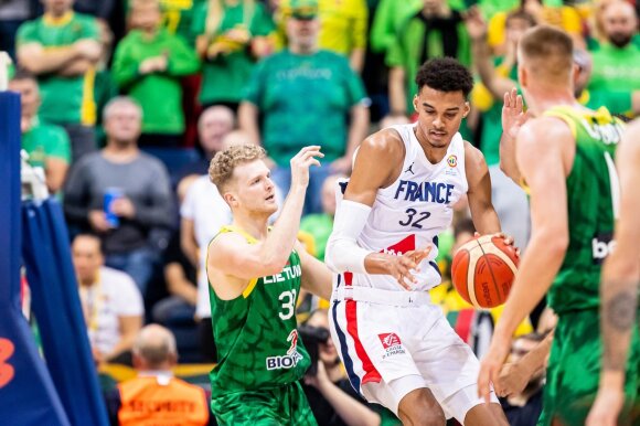 Dvikovai prieš Lietuvą vėl kviečiamas Prancūzijos krepšinio perlas