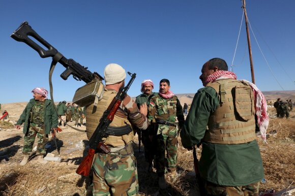 Kurdų kovotojai Sirijoje perėjo į puolimą