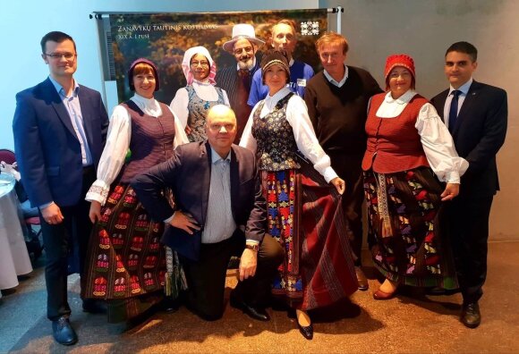 Стенд Литвы на ярмарке V Международного фестиваля «Открой свою Европу в Эрмитаже»