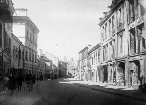 Vokiečių gatvė. 1944 m. po karo