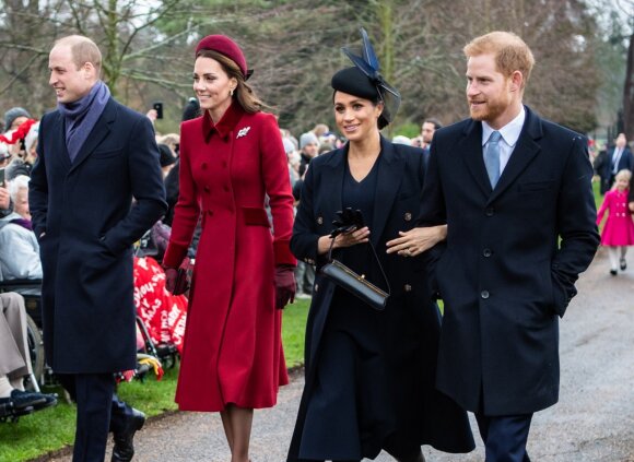 Kate Middleton ir Meghan Markle per karališkąsias Kalėdas