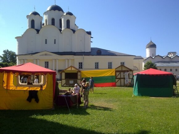 Литовцы продемонстрировали ремесла в Великом Новгороде