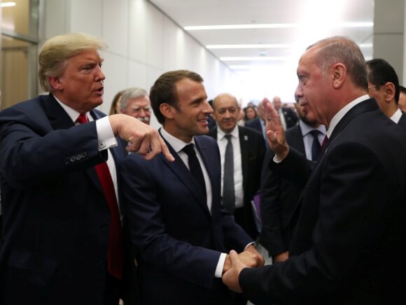 Donaldas Trumpas, Emmanuelis Macronas, Recepas Tayyipas Erdoganas
