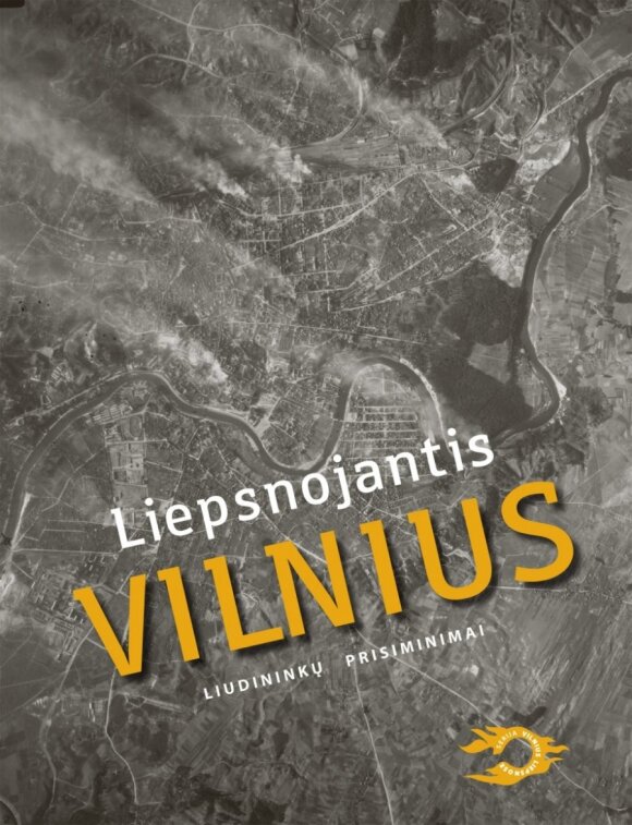 Knygos „Liepsnojantis Vilnius“ viršelis