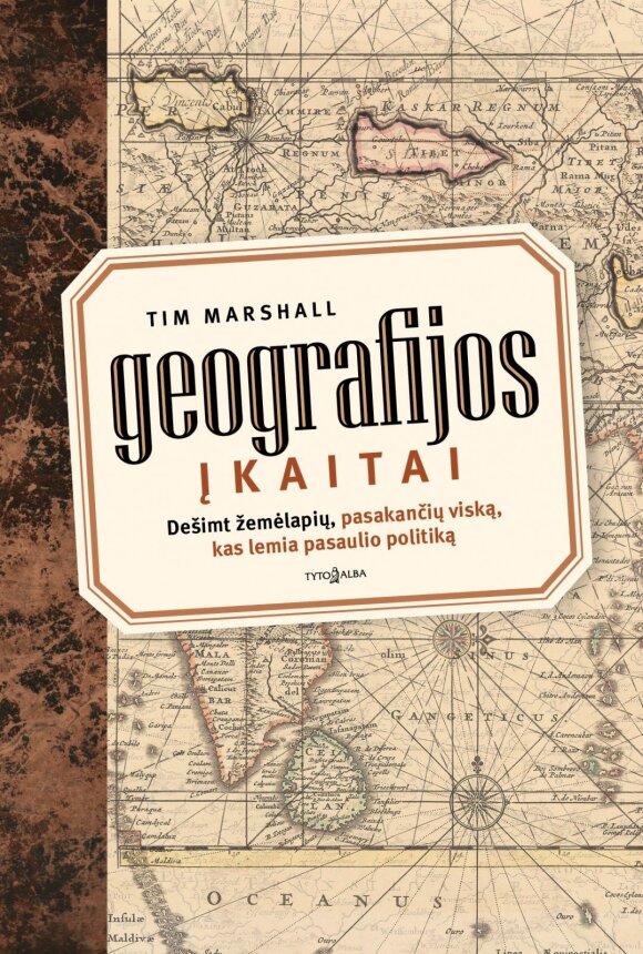 Knygos "Geografijos įkaitai" viršelis