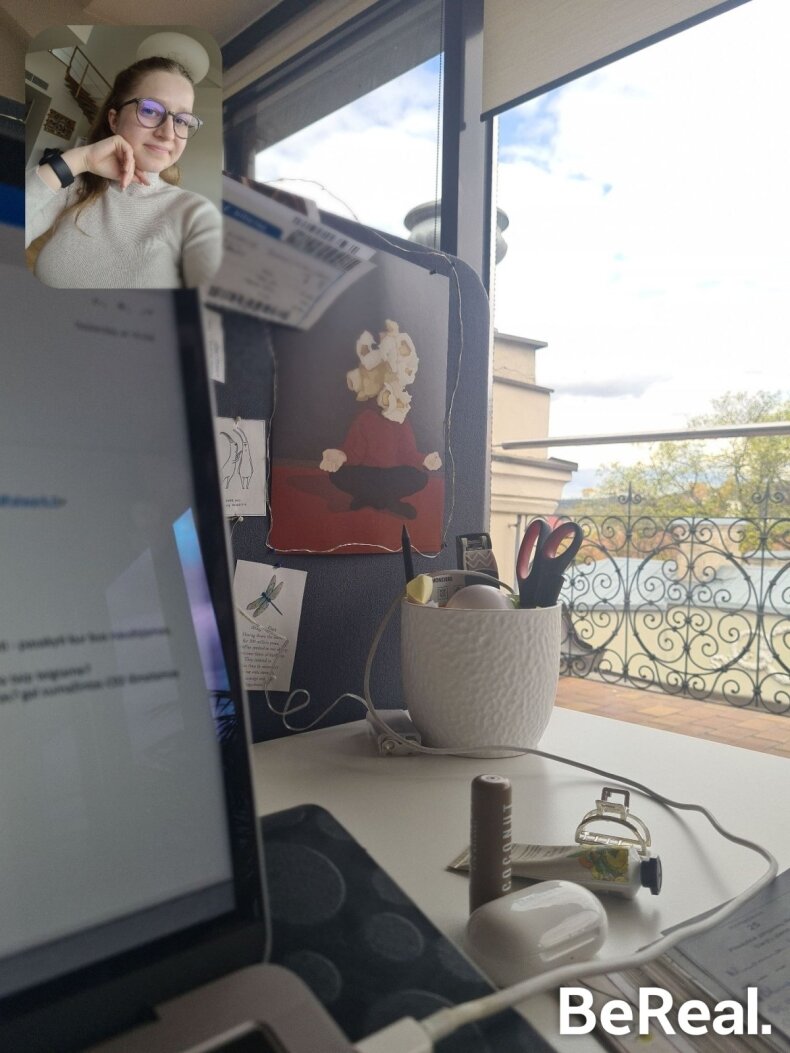 Asmeninė nuotrauka, publikuota "Be Real" programėlėįe