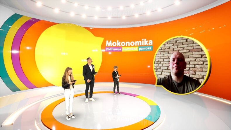 Tiesioginė „Mokonomikos“ transliacija tęsėsi tris valandas