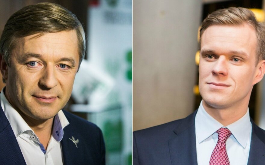 Ramūnas Karbauskis ir Gabrielius Landsbergis