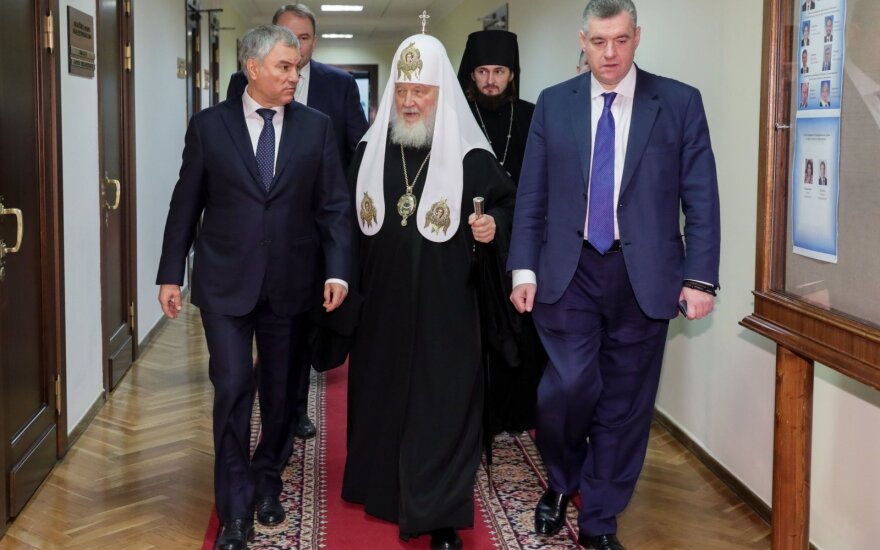 Rusijos ekspertas: patriarchas Kirilas padarė tai, ko net Putinas neprašė