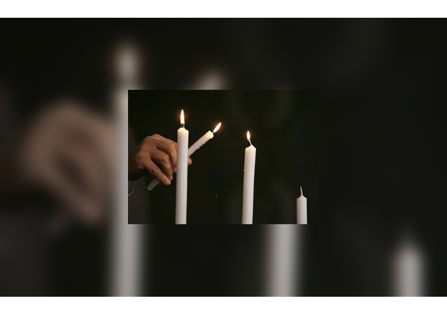 Žvakės, liūdesys, gedulas, laidotuvės