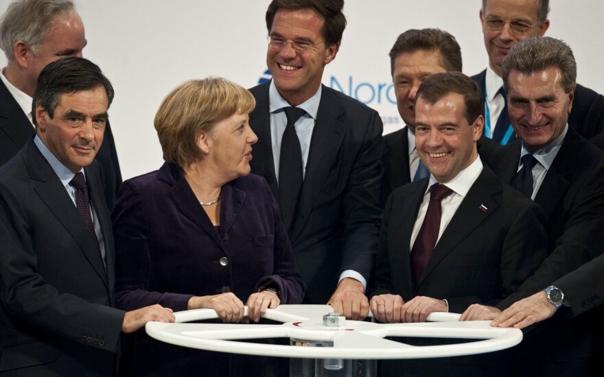 At the official opening of Nord Stream