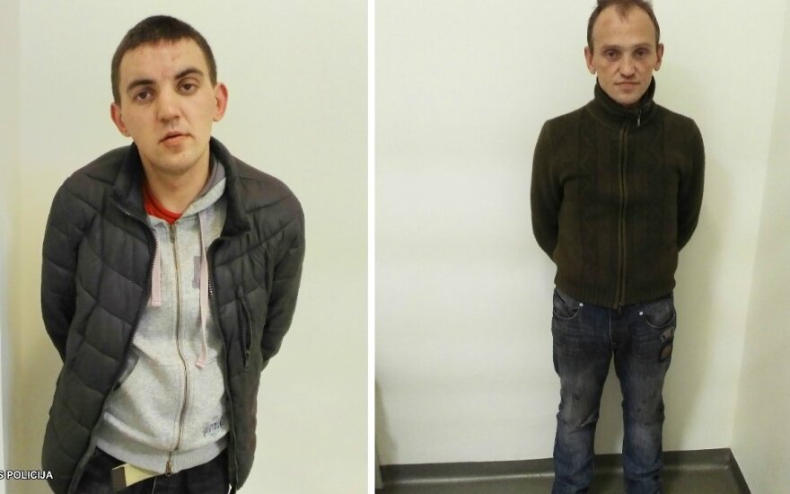 Vilniuje sulaikyti kišenvagiai, Andrej Bezuško ir Andrius Perevičius