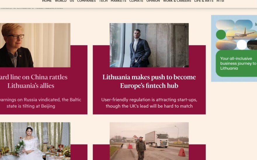 „Financial Times“ publikacijos apie Lietuvą