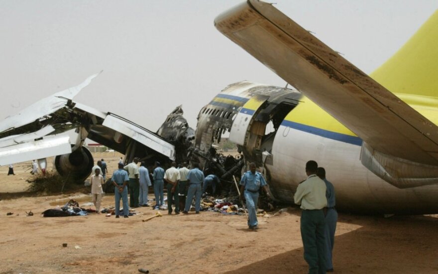 Lėktvuo katastrofa Sudane
