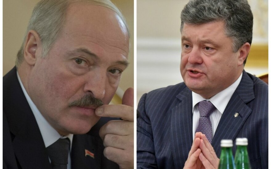 P. Porošenka kreipėsi pagalbos į A. Lukašenką