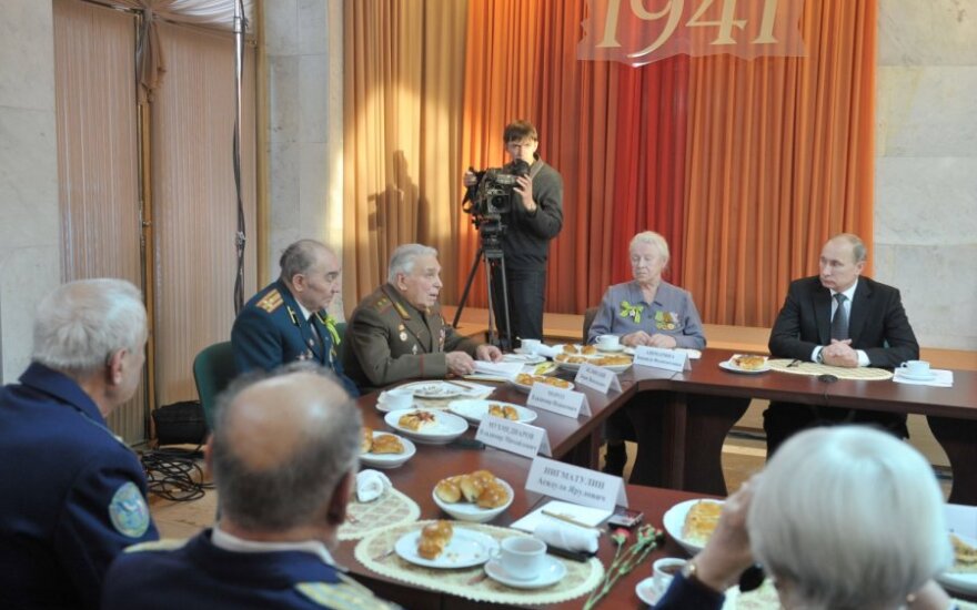 V.Putinas susitikime su II Pasaulinio karo  veteranais