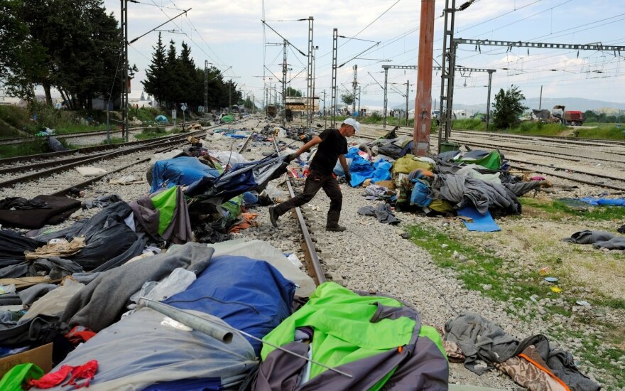 Prancūzija: Kalė mieste įsikūrusi migrantų stovykla bus išardyta palaipsniui