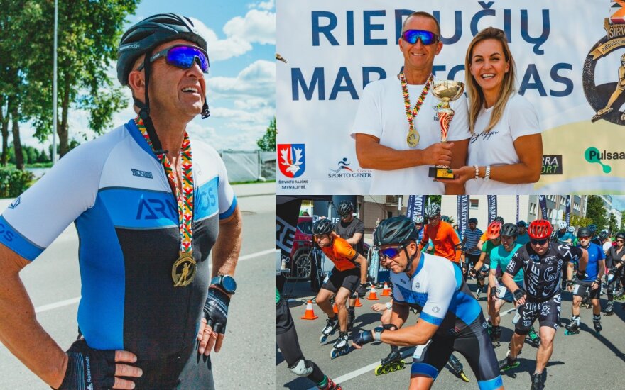 Riedučių maratono Širvintose akimirkos
