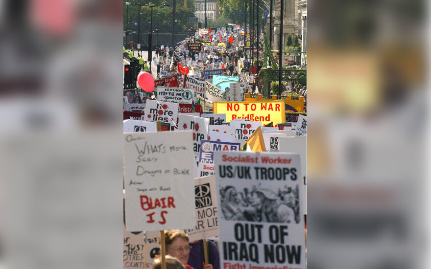 Demonstracija prieš Irako okupaciją