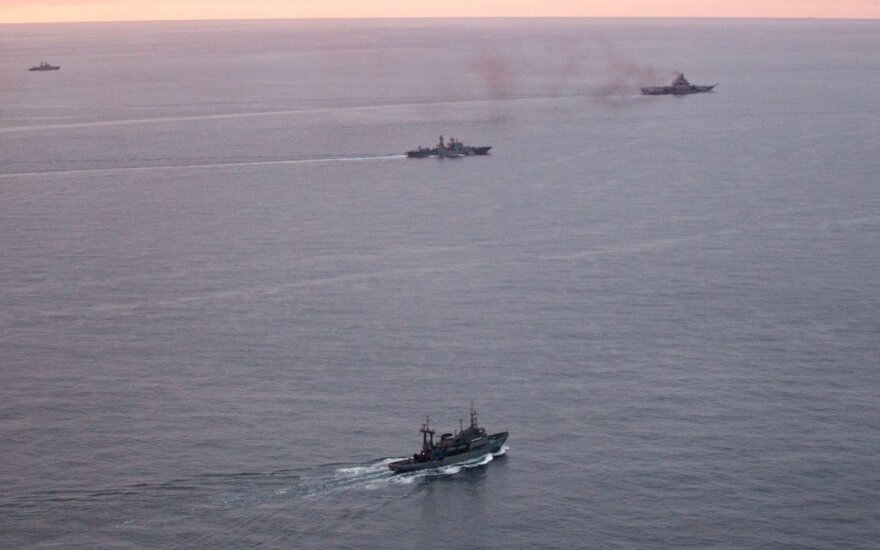 Kinijos karo laivai Kaliningrado srityje dalyvaus bendrose pratybose su Rusija