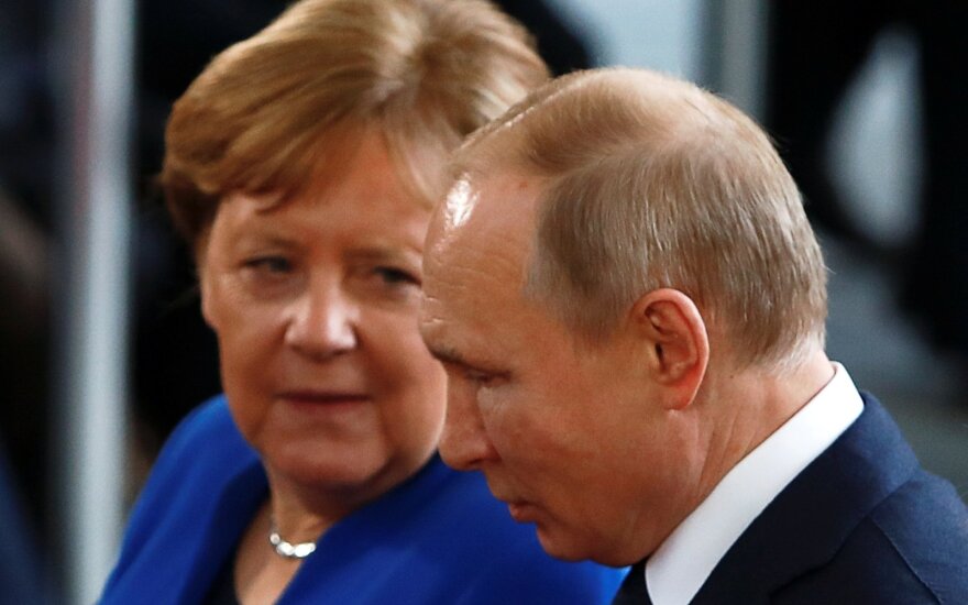 Angela Merkel, Vladimiras Putinas