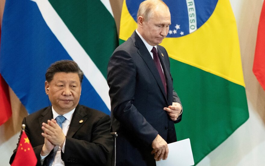 Xi Jinpingas, Vladimiras Putinas 