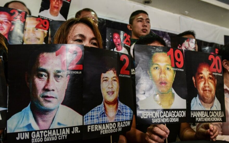 Filipinų teismas pripažino Ampatuano klano narius kaltais dėl 57 žmonių nužudymo