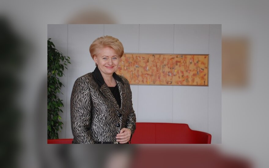 Kandidatė į prezidentus D.Grybauskaitė neužleidžia pozicijų reitingų lentelėje
