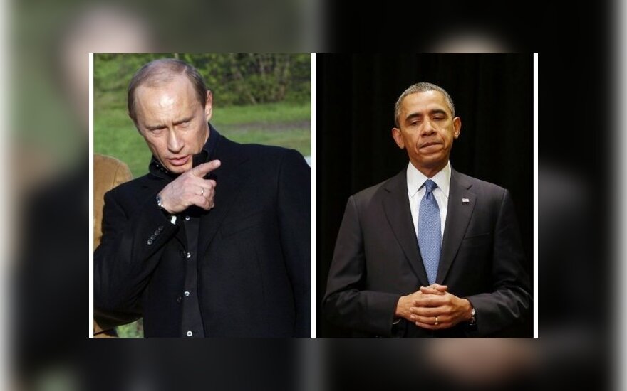 B. Obama susiskambino su V. Putinu