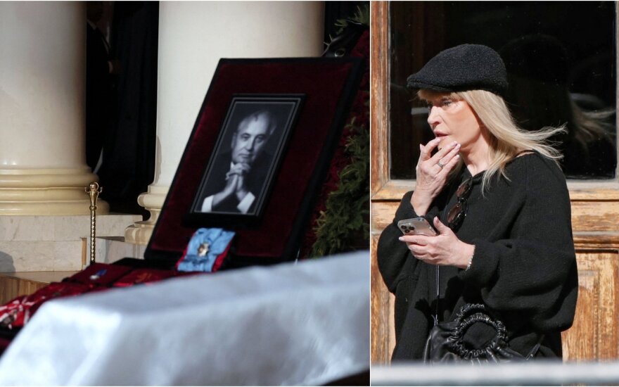 Ala Pugačiova atvyko į Michailo Gorbačiovo laidotuves