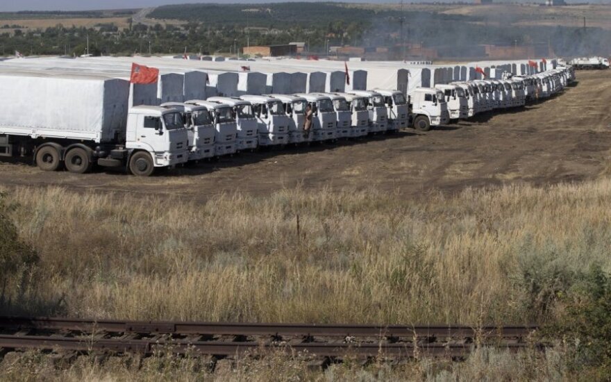 Rusija skelbia, kaip bus sunaikintas jos „humanitarinės pagalbos“ konvojus