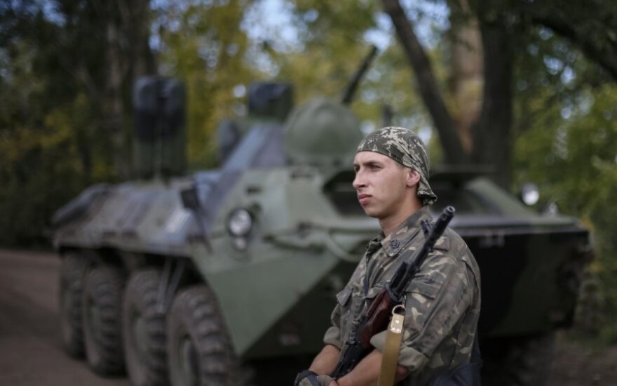 Ukraine's soldiers in Slovyansk