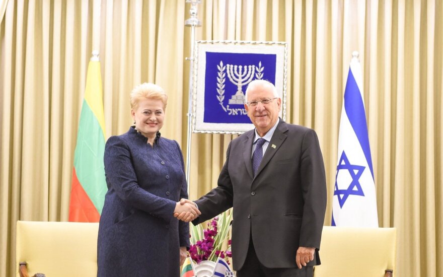 President Grybauskaitė meets with Israeli President Reuven Rivlin 