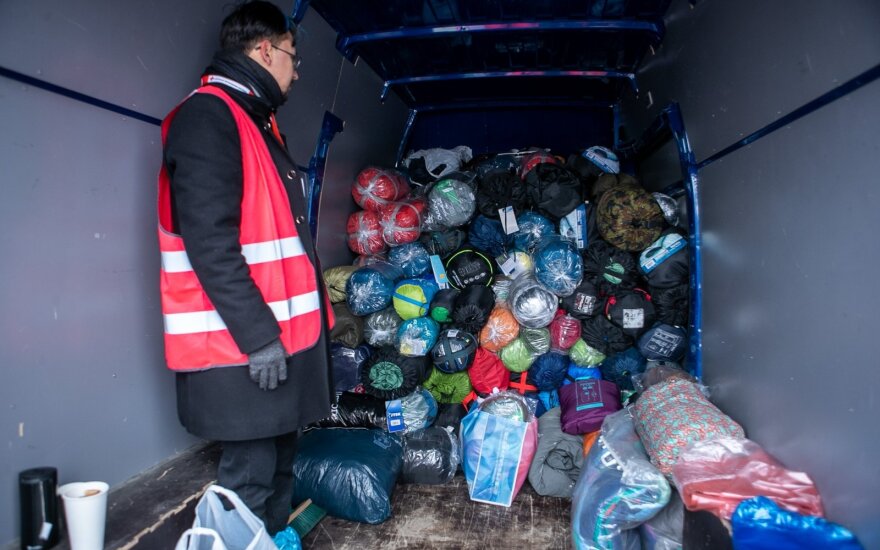 Lithuanians donate nearly 4,000 sleeping bags to Ukraine
