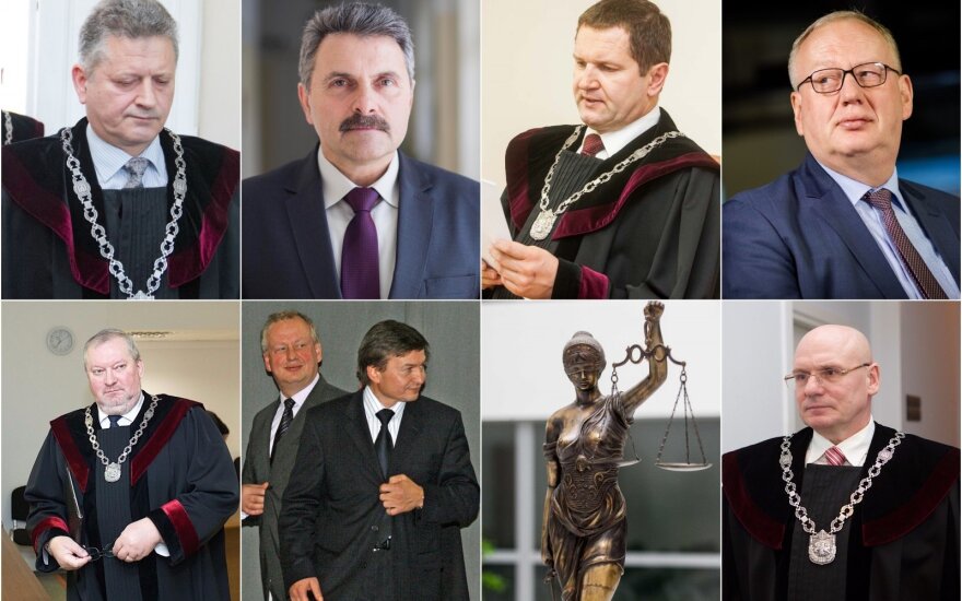Dar neregėta korupcija teismuose: net 8 aukščiausio rango teisėjai įtariami kyšininkavimu