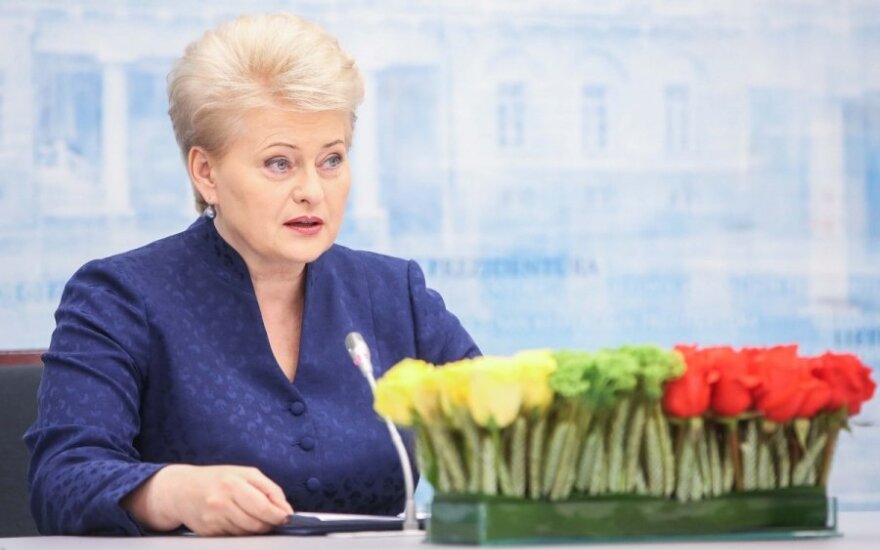 D. Grybauskaitė: verslas pats turi dėti pastangas persiorientuoti į patikimas rinkas