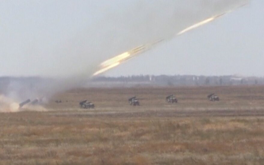Žiniasklaida: Rusijos Gynybos ministerija pagrasino Kijevui raketų išpuoliu