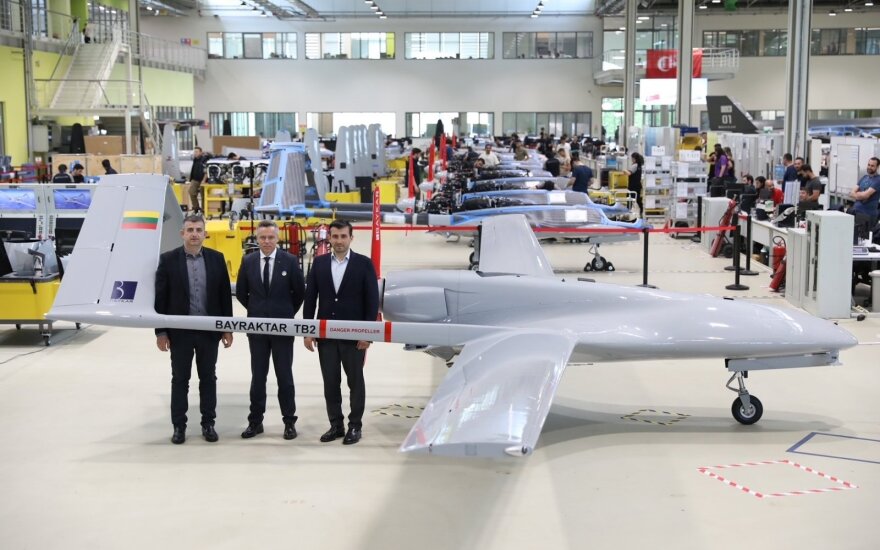 Bayraktar combat drone crowdfunded by Lithuanians delivered to Ukraine