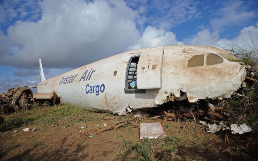Somalyje nukrito krovininis lėktuvas