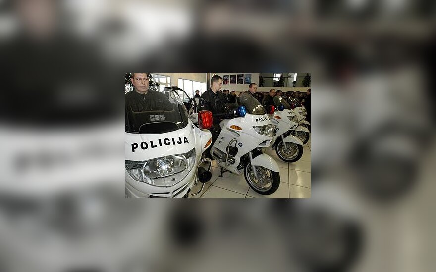 Policijos eskorto motociklai