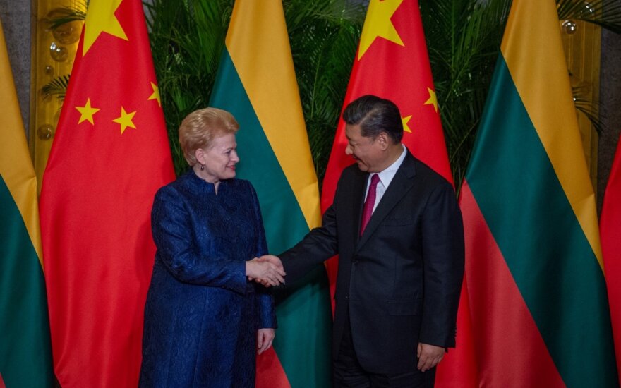 D. Grybauskaitė ir XI Jinpingas