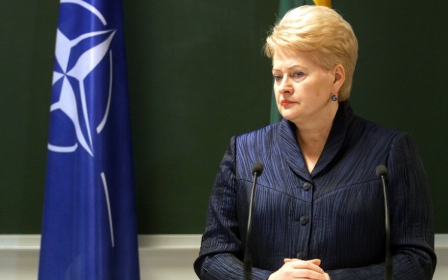 D. Grybauskaitė: Lietuvai teks prisiimti atsakomybę