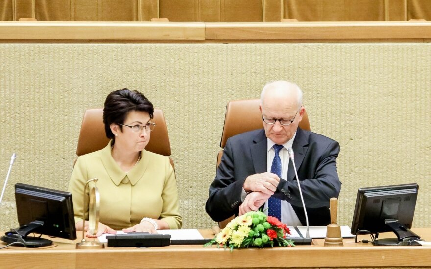During the first session of the Seimas for 2016-2020