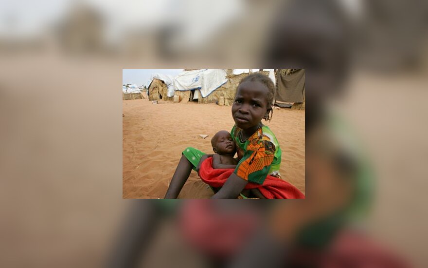 Mergaitė Sudane